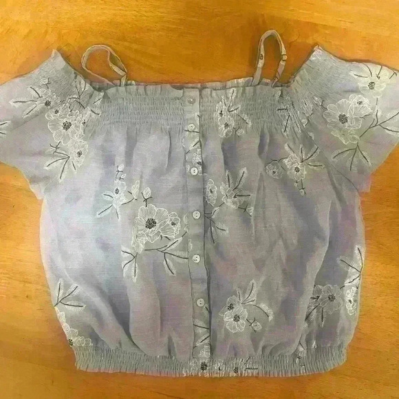 BE COOL Tops - Be Cool Baby Blue Top Size M - A65
